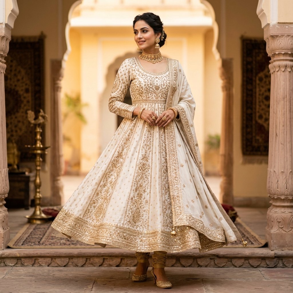Ivory Anarkali